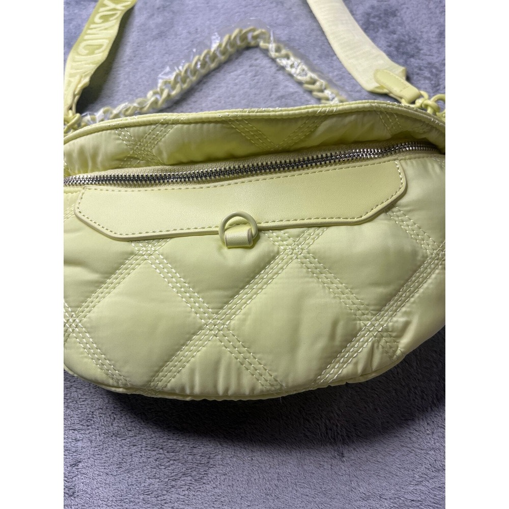 New STEVE MADDEN Neon Yellow Quilted Crossbody Handbag / Slingbag‎ - Picture 7 of 10